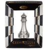 Découvrez le casse-tête métal Chess queen Silver de la marque Huzzle