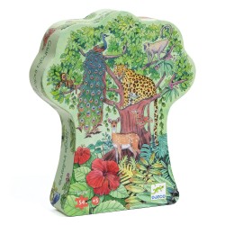 Acheter le puzzle Jungle Indienne 54 pièces Djeco