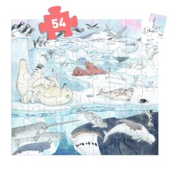 Acheter le puzzle Douceur Polaire 54 pièces Djeco