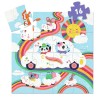 Acheter le puzzle Voiture Nuage 16 pièces Djeco