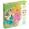 Acheter le puzzle Rondo Leo en bois 4 pièces Djeco