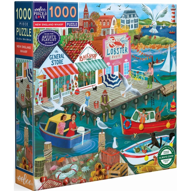Puzzle 1000 pièces Eeboo