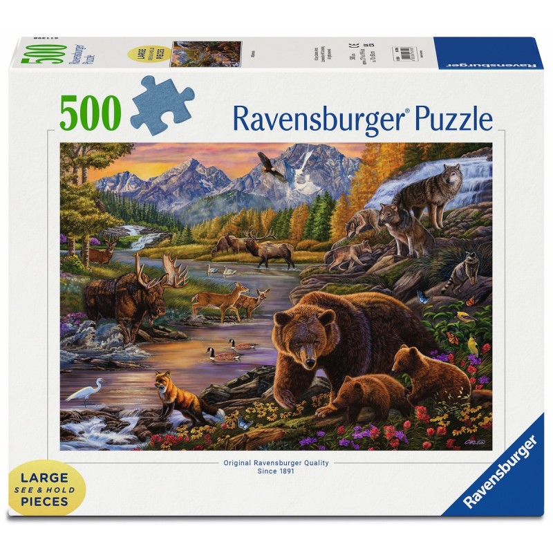 Acheter un puzzle 500 pièces ravensburger La nature sauvage