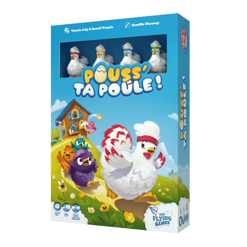 Acheter le jeu de société Pouss’ Ta Poule (The flying games)