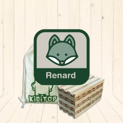 Acheter le jeu de construction Kiditop Pack Renard 36 Pièces