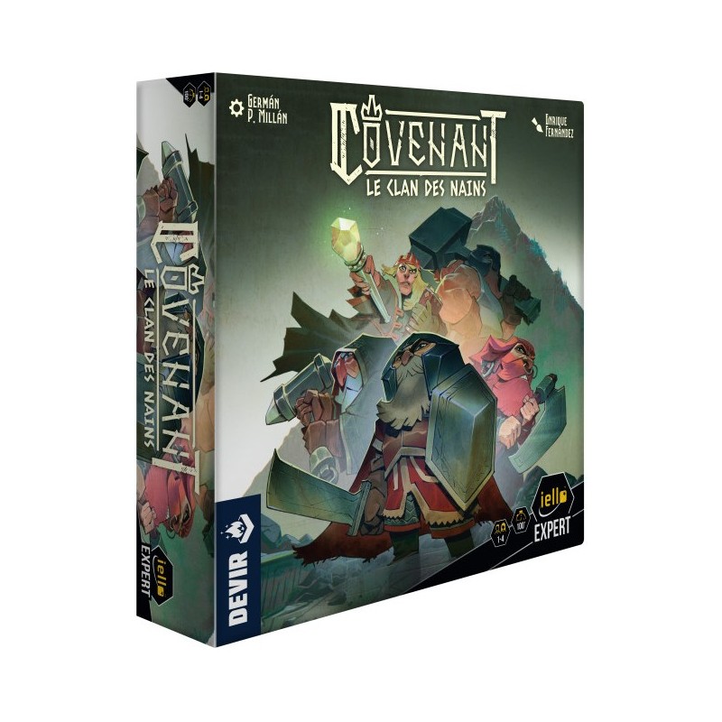 Acheter le jeu de société Covenant – Le Clan des Nains (IELLO)