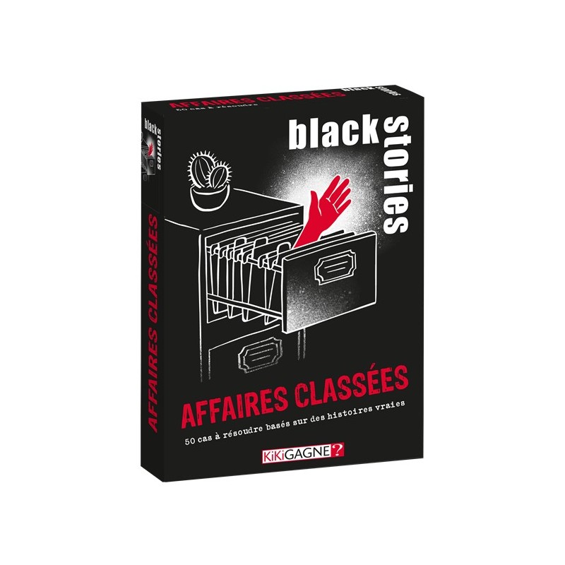 Acheter le jeu de société Black Stories Affaires Classées (Kikigagne)