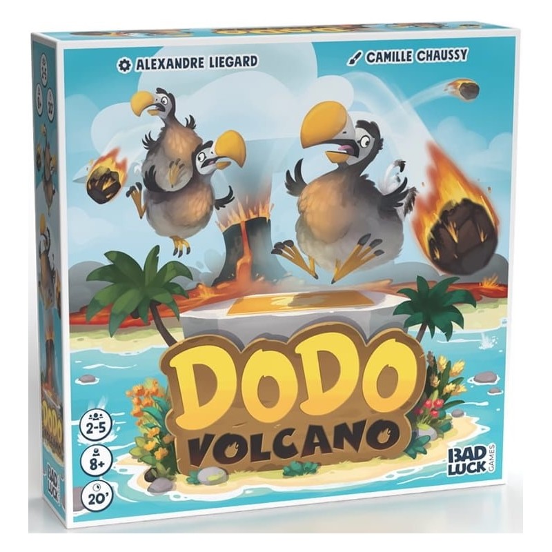 Dodo Volcano - Jeu de société familial et tactique
