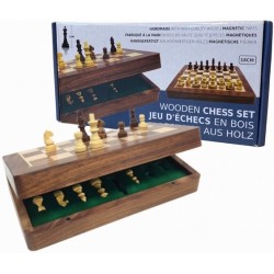 Jeu d’échecs magnétique pliable 18 cm | Compact