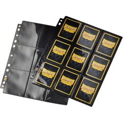 Paquet de 50 feuilles de classeur 18 pocket Dragon Shield