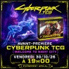 Participer à un évènement d'avant-première Cyberpunk TCG