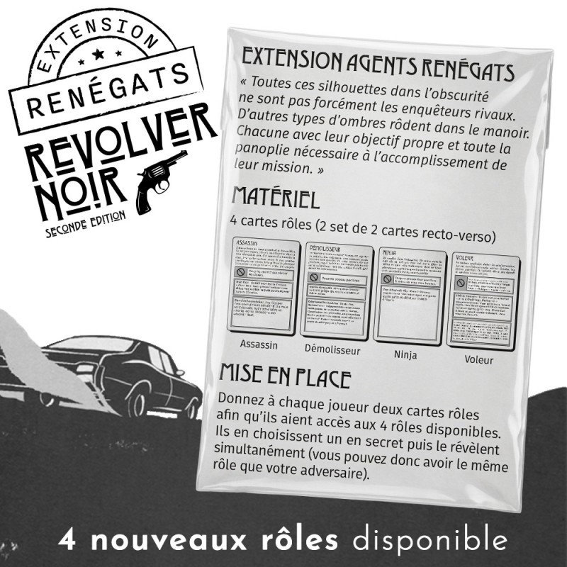 Acheter Extension Microgame Revolver Noir Agents Renégats