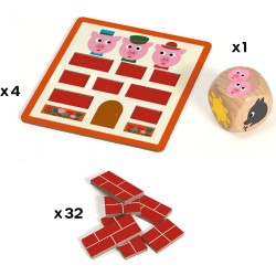 Acheter jeu de société enfants Toc Toc Bricks – Jeu Djeco