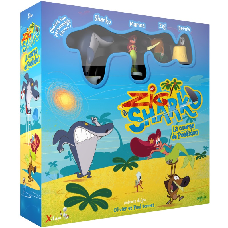 Acheter jeu de société Zig & Sharko – La course de Poséidon