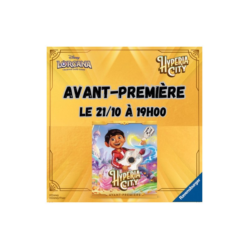 Participez à un tournoi d'Avant Première Disney Lorcana