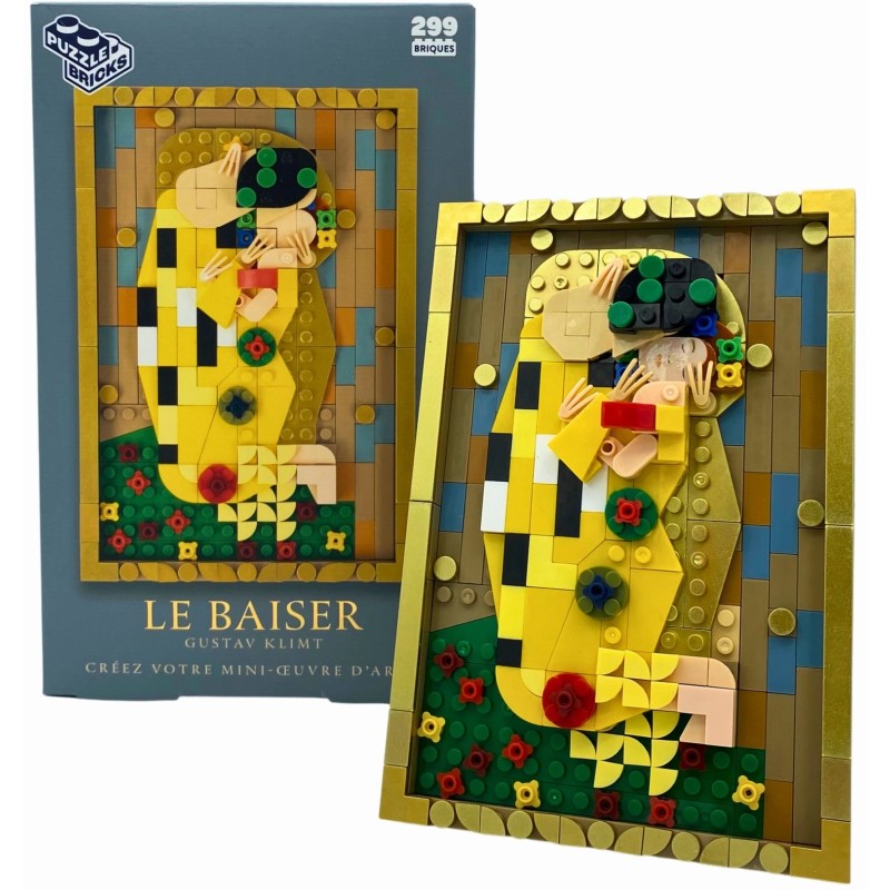 Acheter Mini-Briques Le Baiser | Gustav Klimt