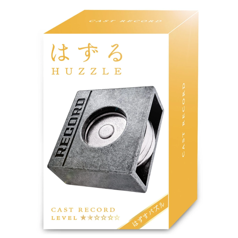 Découvrez le casse-tête métal Record de la marque Hanayama.
