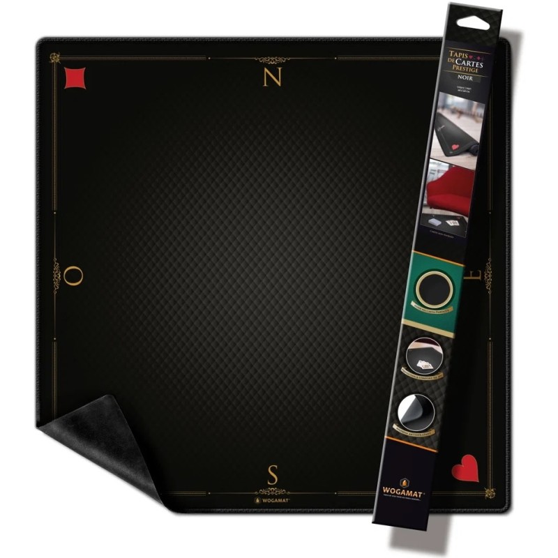 Acheter Tapis de jeu 60x60 Prestige Noir Wogamat