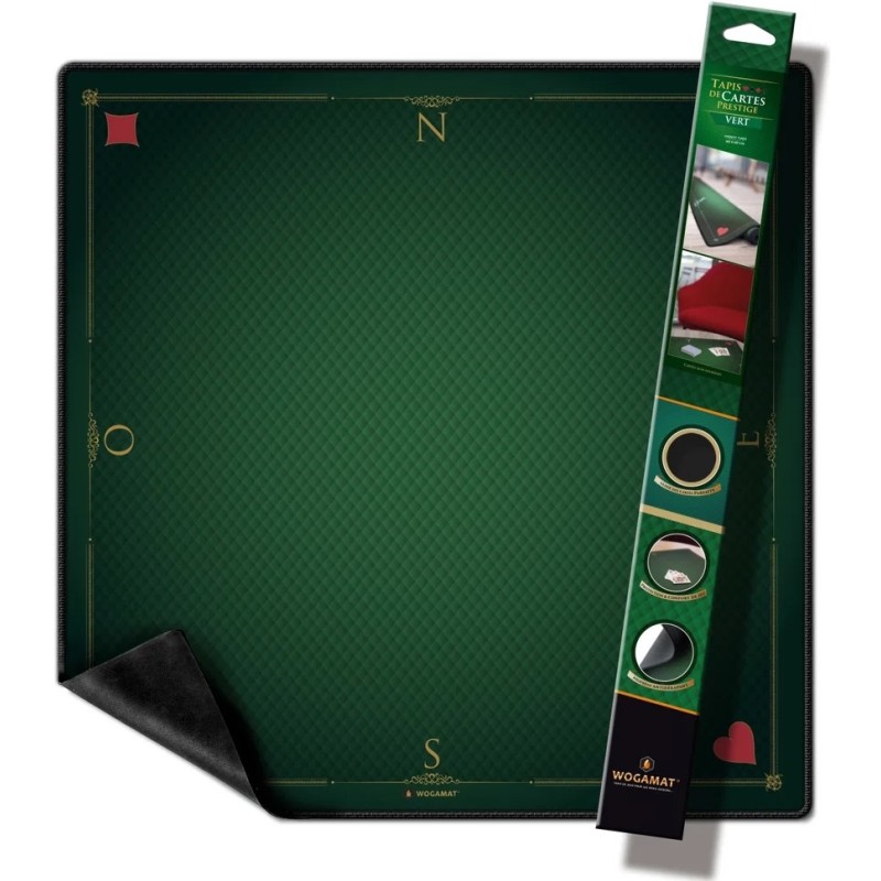 Acheter Tapis de jeu 60x60 Prestige Vert Wogamat