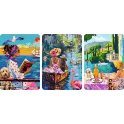Acheter un lot de 3 puzzle miniatures 100 pièces ravensburger