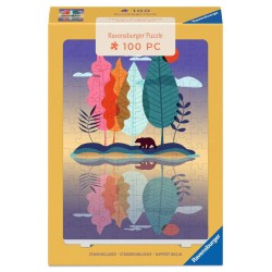 Acheter le puzzle adulte 100 pièces + support (Ravensburger)