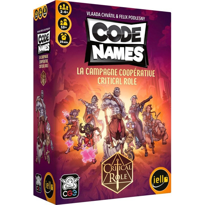 Acheter Codenames Critical Role Adventures (IELLO)