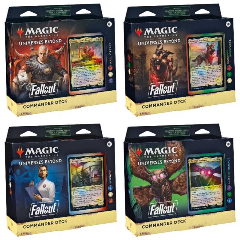 Acheter Magic Fallout : 4 Decks Commander (Wizards)