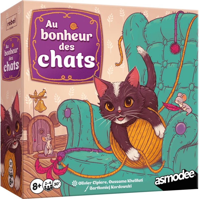 Acheter Au Bonheur des Chats – Jeu de tuiles familial | Rebel