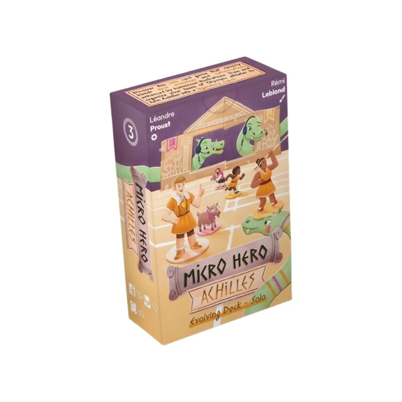Acheter le jeu de société Micro Hero : Achille (Grammes Édition)