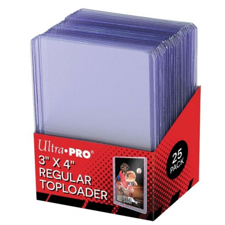 Paquet de 25 Toploader Regular Ultra Pro