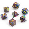 Set de 7 dés - Festive - Mosaic/Jaune
