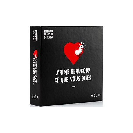 J'aime beaucoup ce que vous dites