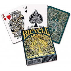 Jeu de 54 cartes bicycle Premium Aureo
