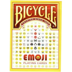 Jeu de 54 cartes bicycle Emoji