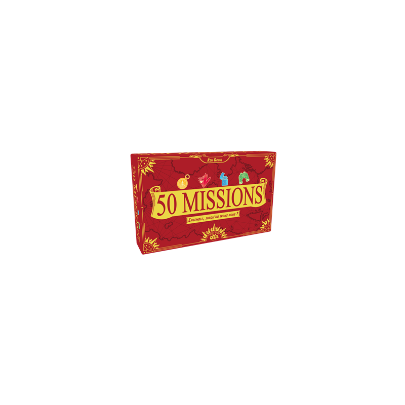 OYA - Jeu de Cartes 50 Missions - 4 piles de cartes au c