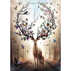 Puzzle 1000 pièces - Ravensburger - Cerf Fantastique