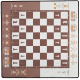 Tapis de jeu 60x60 Echecs pédagogiques