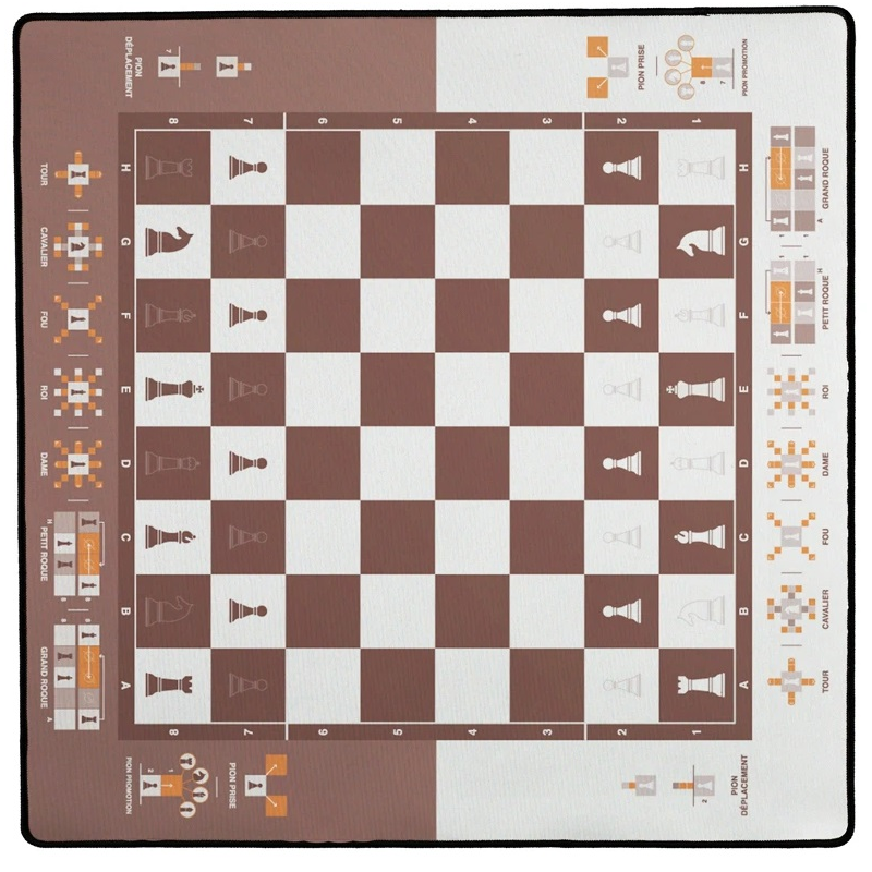 Echecs Pedagogique Tapis De Jeu Echecs Pedagogique Tapis De Jeu